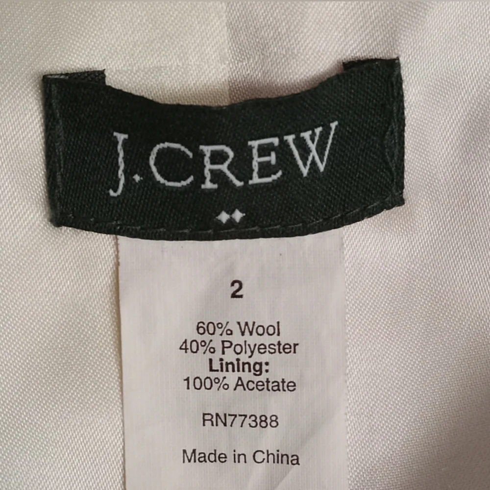 J. CREW Pink Wool Pique Vintage Style Winter Coat In Women's Size 2